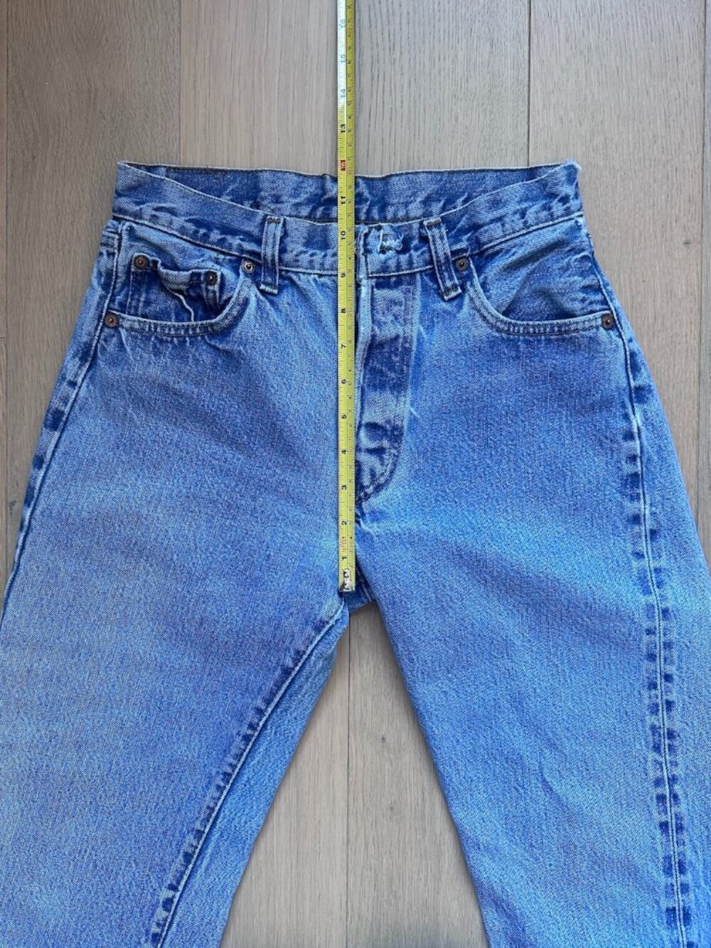 Vintage Selvedge 70s Levis 501 W27 x L30 - Picture 7 of 9